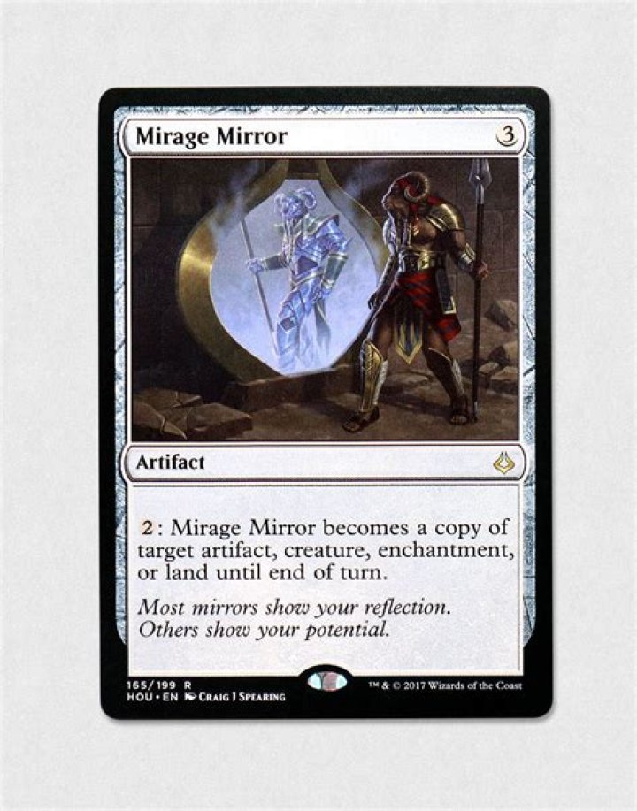 Can Mirage mirror copy itself?