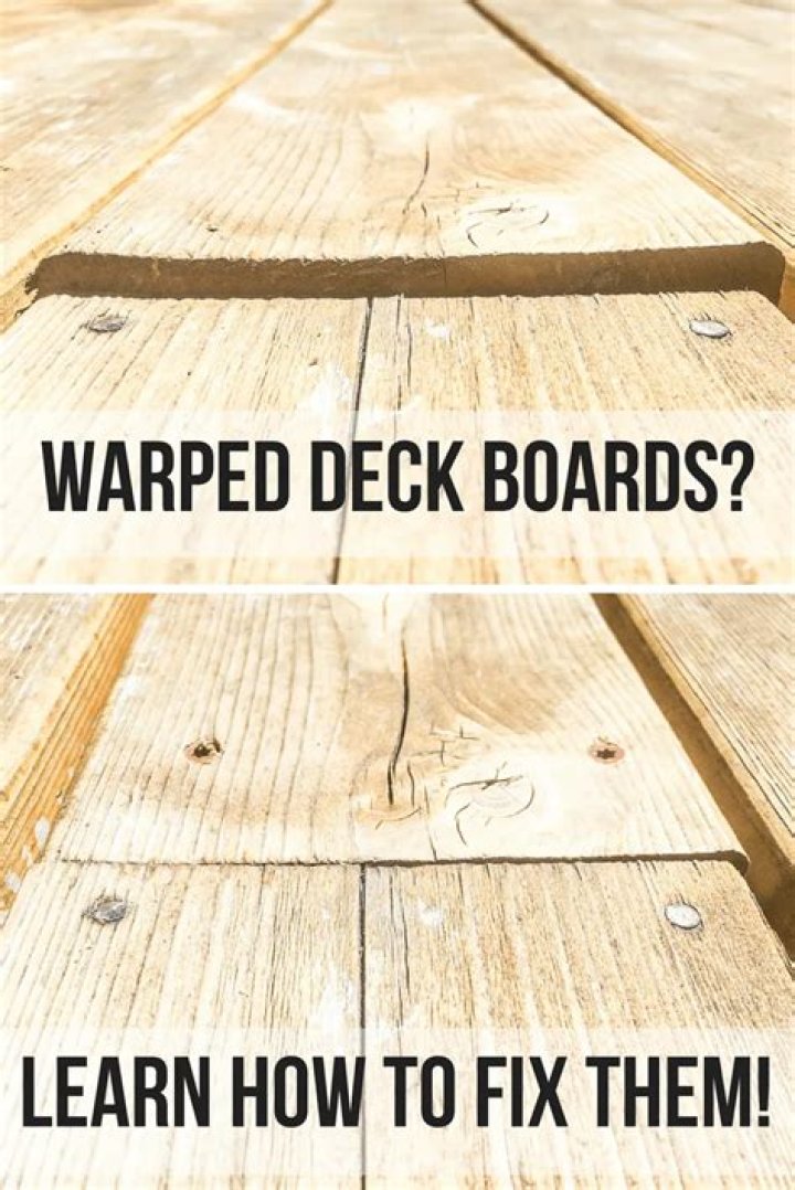 Can you fix warped boards?