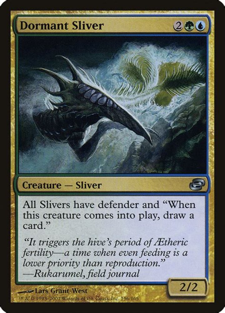 Does Dormant Sliver draw a card?