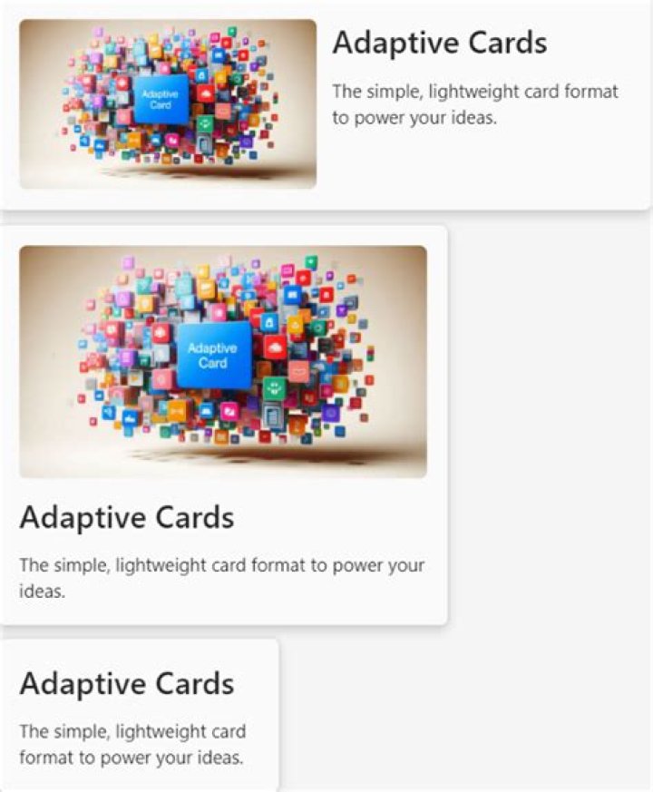 How do you make an adaptive card?